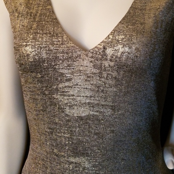 NEW ITEM. GOLD SHIMMERING DRESS - Picture 2 of 3